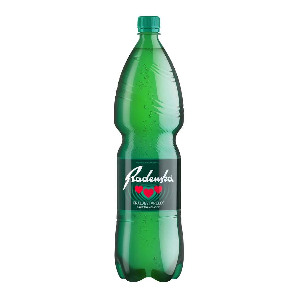 Radenska, Ujë mineral, plastikë, 1,5 L